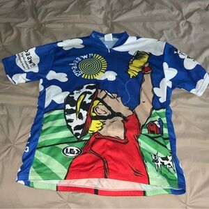 Louis Garneau Biking Shirt Men’s size Medium WI River Adventure